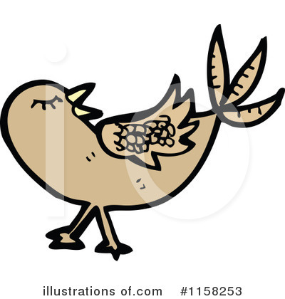 Royalty-Free (RF) Bird Clipart Illustration by lineartestpilot - Stock Sample #1158253