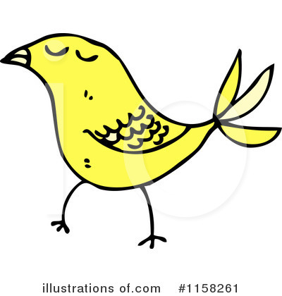 Royalty-Free (RF) Bird Clipart Illustration by lineartestpilot - Stock Sample #1158261