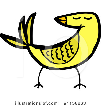 Royalty-Free (RF) Bird Clipart Illustration by lineartestpilot - Stock Sample #1158263