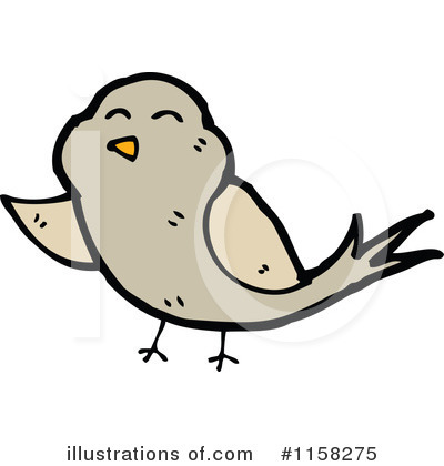 Royalty-Free (RF) Bird Clipart Illustration by lineartestpilot - Stock Sample #1158275