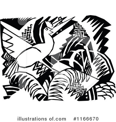 Royalty-Free (RF) Bird Clipart Illustration by Prawny Vintage - Stock Sample #1166670