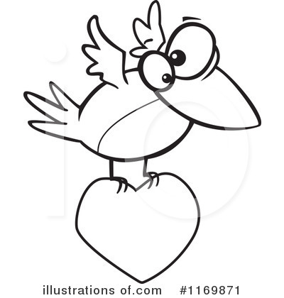 Royalty-Free (RF) Bird Clipart Illustration by toonaday - Stock Sample #1169871