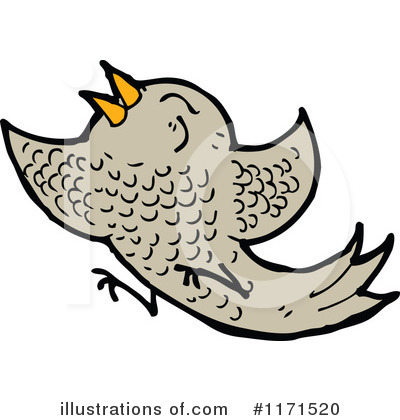 Royalty-Free (RF) Bird Clipart Illustration by lineartestpilot - Stock Sample #1171520