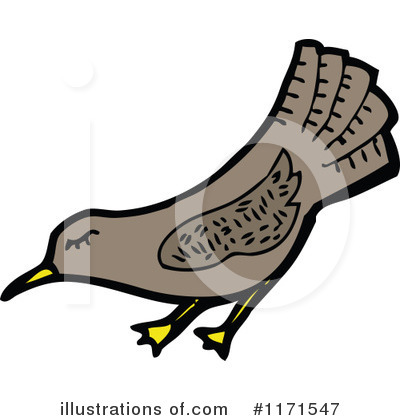 Royalty-Free (RF) Bird Clipart Illustration by lineartestpilot - Stock Sample #1171547