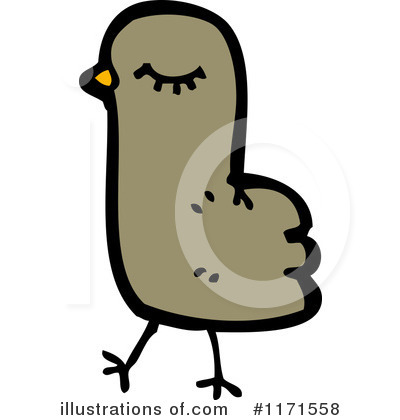 Royalty-Free (RF) Bird Clipart Illustration by lineartestpilot - Stock Sample #1171558