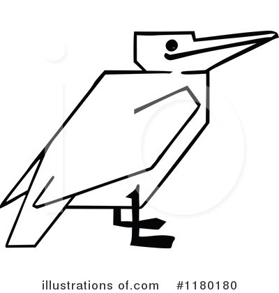 Royalty-Free (RF) Bird Clipart Illustration by Prawny Vintage - Stock Sample #1180180