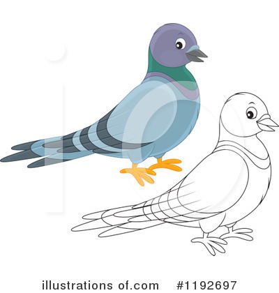 Royalty-Free (RF) Bird Clipart Illustration by Alex Bannykh - Stock Sample #1192697