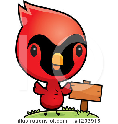 Cardinal Bird Clipart #1203918 by Cory Thoman