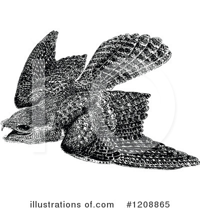 Royalty-Free (RF) Bird Clipart Illustration by Prawny Vintage - Stock Sample #1208865