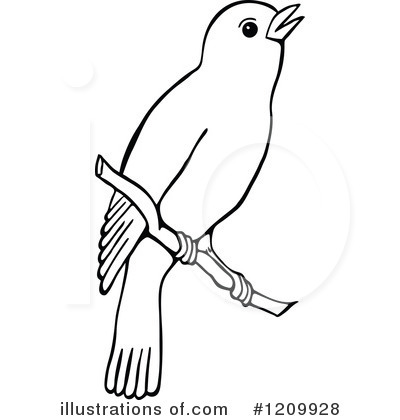 Royalty-Free (RF) Bird Clipart Illustration by Prawny - Stock Sample #1209928