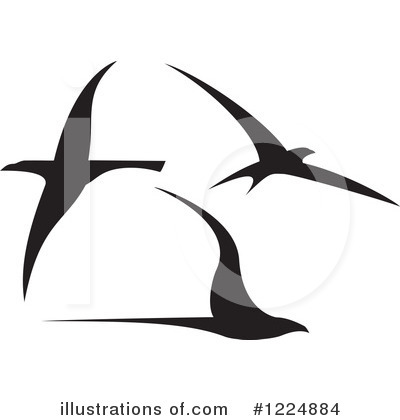 Royalty-Free (RF) Bird Clipart Illustration by xunantunich - Stock Sample #1224884
