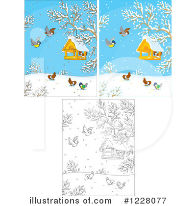 Royalty-Free (RF) Bird Clipart Illustration by Alex Bannykh - Stock Sample #1228077