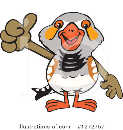 Royalty-Free (RF) Bird Clipart Illustration by Dennis Holmes Designs - Stock Sample #1272757