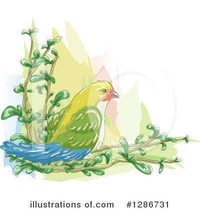 Lovebirds Clipart #1286731 by BNP Design Studio