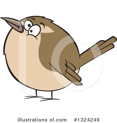 Royalty-Free (RF) Bird Clipart Illustration by toonaday - Stock Sample #1324249