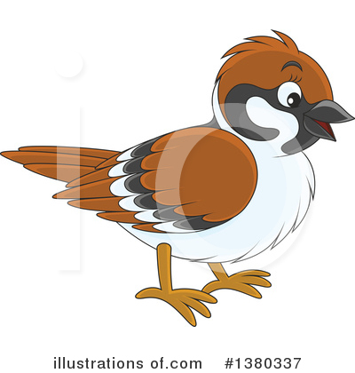 Royalty-Free (RF) Bird Clipart Illustration by Alex Bannykh - Stock Sample #1380337