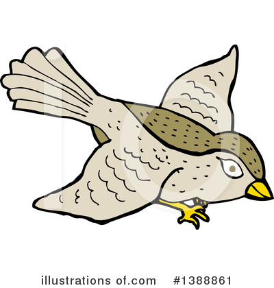 Royalty-Free (RF) Bird Clipart Illustration by lineartestpilot - Stock Sample #1388861