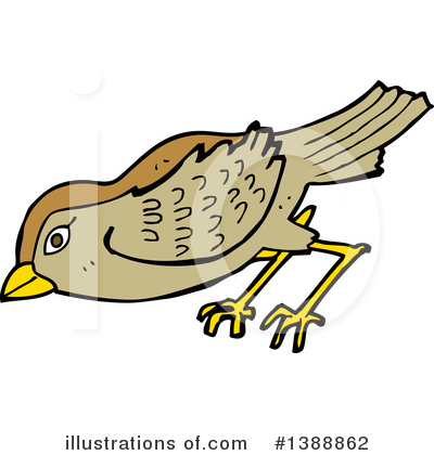 Royalty-Free (RF) Bird Clipart Illustration by lineartestpilot - Stock Sample #1388862