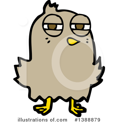 Royalty-Free (RF) Bird Clipart Illustration by lineartestpilot - Stock Sample #1388879