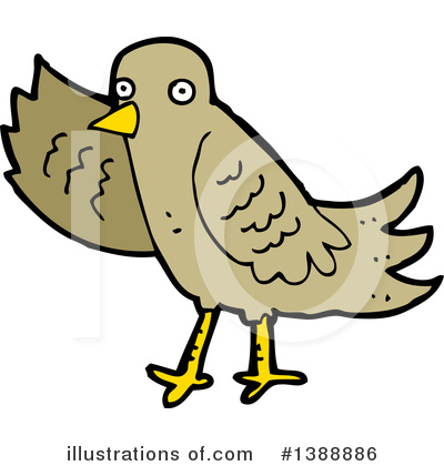 Royalty-Free (RF) Bird Clipart Illustration by lineartestpilot - Stock Sample #1388886