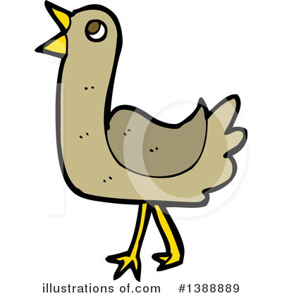 Royalty-Free (RF) Bird Clipart Illustration by lineartestpilot - Stock Sample #1388889
