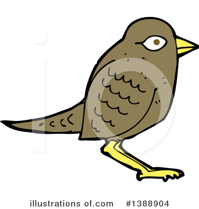 Royalty-Free (RF) Bird Clipart Illustration by lineartestpilot - Stock Sample #1388904