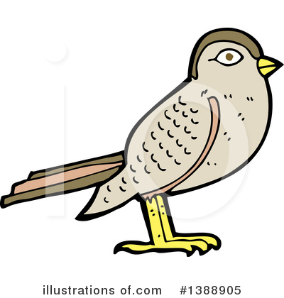 Royalty-Free (RF) Bird Clipart Illustration by lineartestpilot - Stock Sample #1388905