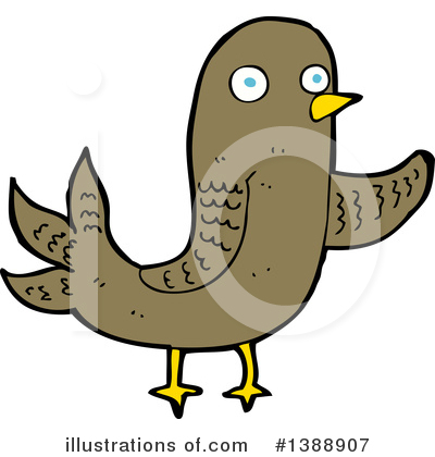 Royalty-Free (RF) Bird Clipart Illustration by lineartestpilot - Stock Sample #1388907