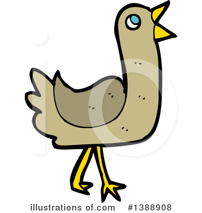Royalty-Free (RF) Bird Clipart Illustration by lineartestpilot - Stock Sample #1388908