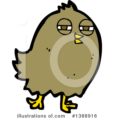 Royalty-Free (RF) Bird Clipart Illustration by lineartestpilot - Stock Sample #1388916