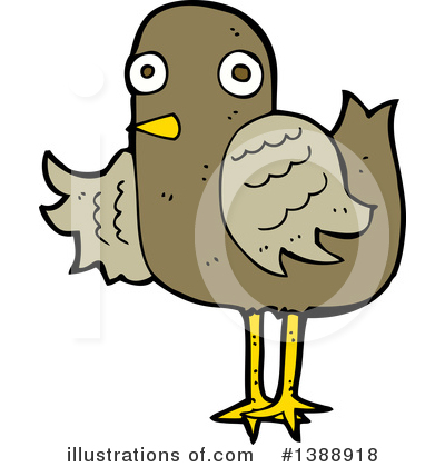 Royalty-Free (RF) Bird Clipart Illustration by lineartestpilot - Stock Sample #1388918