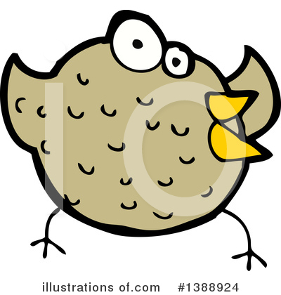 Royalty-Free (RF) Bird Clipart Illustration by lineartestpilot - Stock Sample #1388924