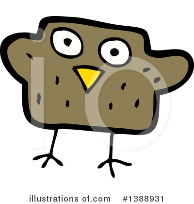 Royalty-Free (RF) Bird Clipart Illustration by lineartestpilot - Stock Sample #1388931