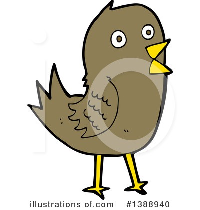 Royalty-Free (RF) Bird Clipart Illustration by lineartestpilot - Stock Sample #1388940