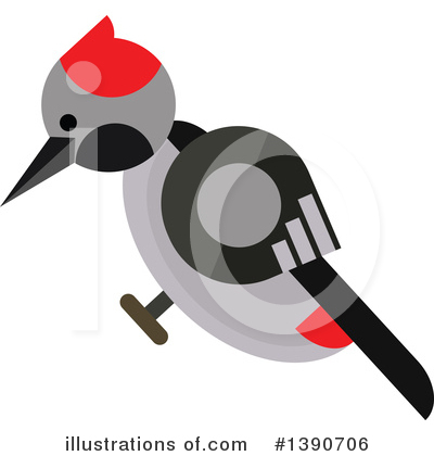 Woodpecker Clipart #1390706 by Vector Tradition SM