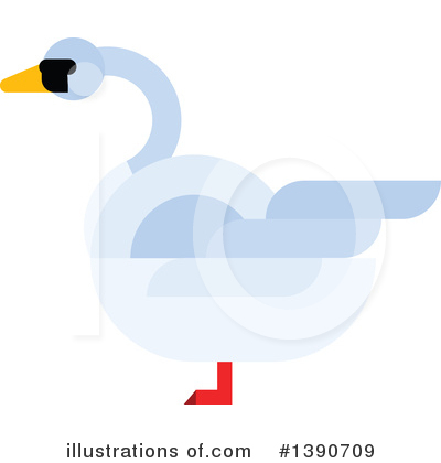 Swan Clipart #1390709 by Vector Tradition SM