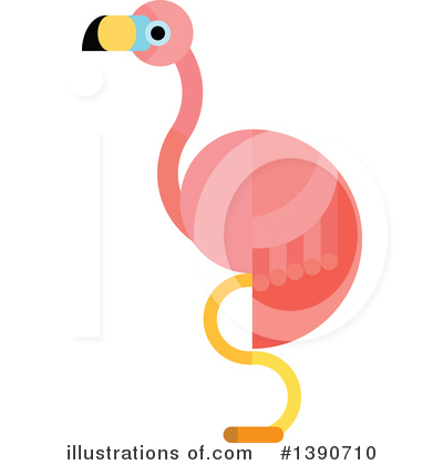 Flamingo Clipart #1390710 by Vector Tradition SM