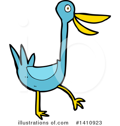 Royalty-Free (RF) Bird Clipart Illustration by lineartestpilot - Stock Sample #1410923