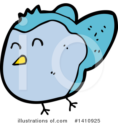 Royalty-Free (RF) Bird Clipart Illustration by lineartestpilot - Stock Sample #1410925