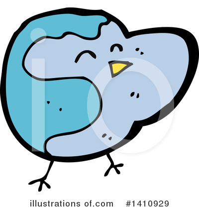 Royalty-Free (RF) Bird Clipart Illustration by lineartestpilot - Stock Sample #1410929