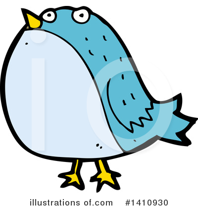 Royalty-Free (RF) Bird Clipart Illustration by lineartestpilot - Stock Sample #1410930