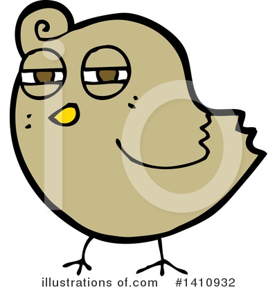 Royalty-Free (RF) Bird Clipart Illustration by lineartestpilot - Stock Sample #1410932