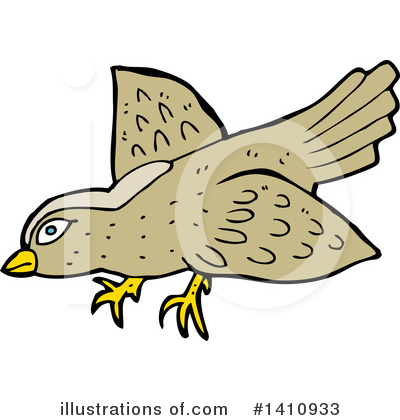 Royalty-Free (RF) Bird Clipart Illustration by lineartestpilot - Stock Sample #1410933