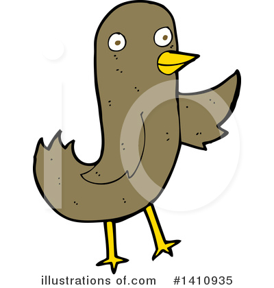 Royalty-Free (RF) Bird Clipart Illustration by lineartestpilot - Stock Sample #1410935