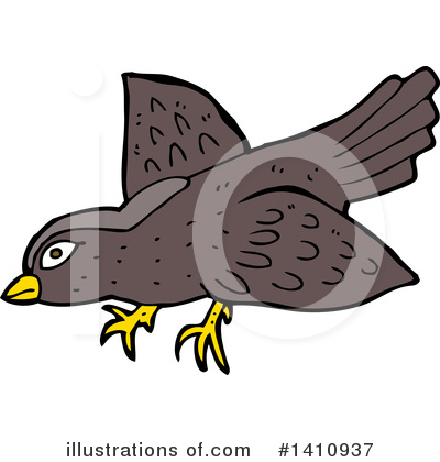 Royalty-Free (RF) Bird Clipart Illustration by lineartestpilot - Stock Sample #1410937