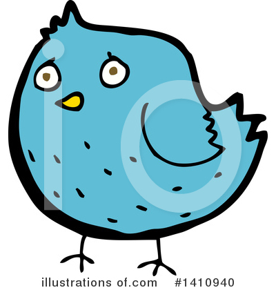 Royalty-Free (RF) Bird Clipart Illustration by lineartestpilot - Stock Sample #1410940