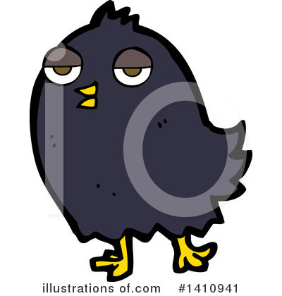 Royalty-Free (RF) Bird Clipart Illustration by lineartestpilot - Stock Sample #1410941