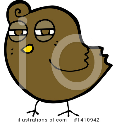 Royalty-Free (RF) Bird Clipart Illustration by lineartestpilot - Stock Sample #1410942