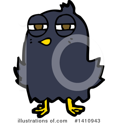 Royalty-Free (RF) Bird Clipart Illustration by lineartestpilot - Stock Sample #1410943