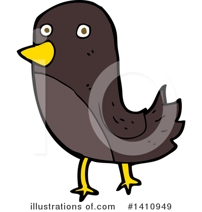 Royalty-Free (RF) Bird Clipart Illustration by lineartestpilot - Stock Sample #1410949